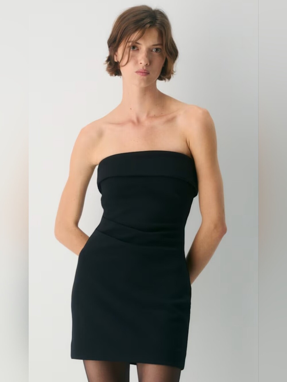 Aritzia Babyton FigureKni Eyecatcher Mini Dress